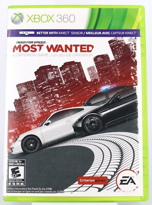 Need for Speed: Most Wanted - A Criterion Game, Limited Edition (Xbox 360, 2012)