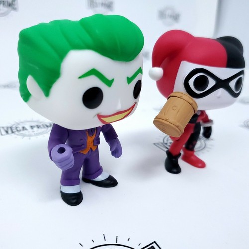 FUNKO POP DC COMICS FUNKOVERSE FIGUREN JOKER & HARLEY QUINN OFFENE/LOSE FIGUR - Bild 3 von 9