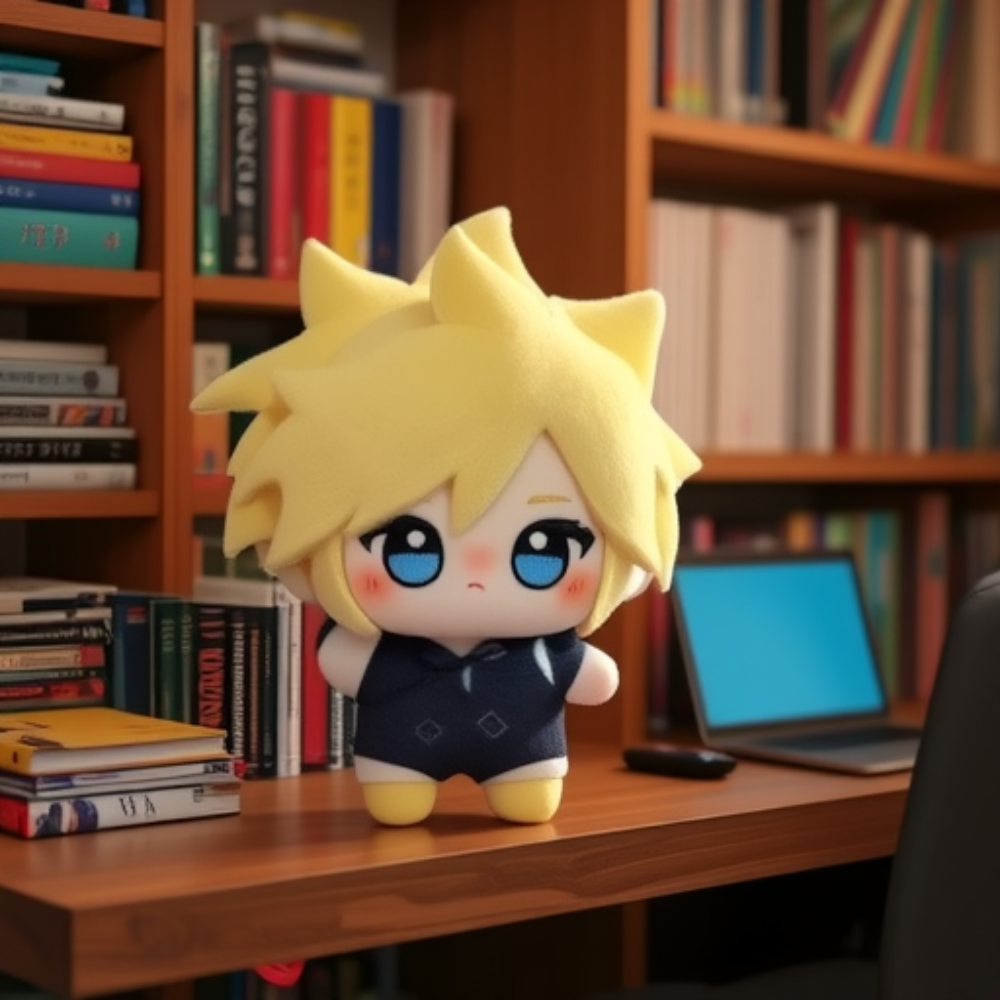 10cm Final Fantasy VII:Advent Children 7 Plush Cloud Strife
