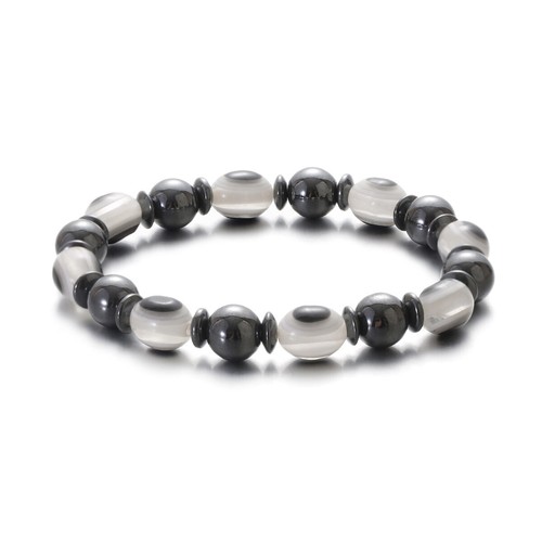 Magnetic Hematite Stone Bracelets Women Healing Loss Weight Men Bracelet Health - Picture 15 of 18