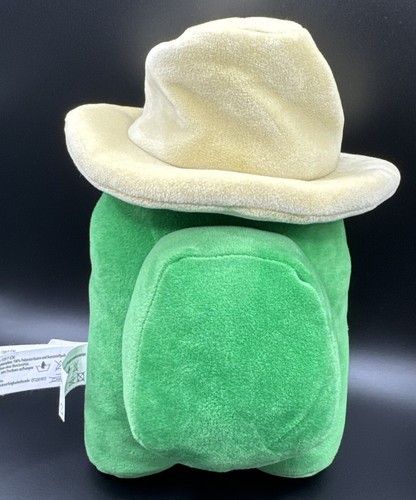 Among Us Toikido 8” Green Cowboy Hat Mustache Crewmate Plush Series 3 Toy - Picture 4 of 6