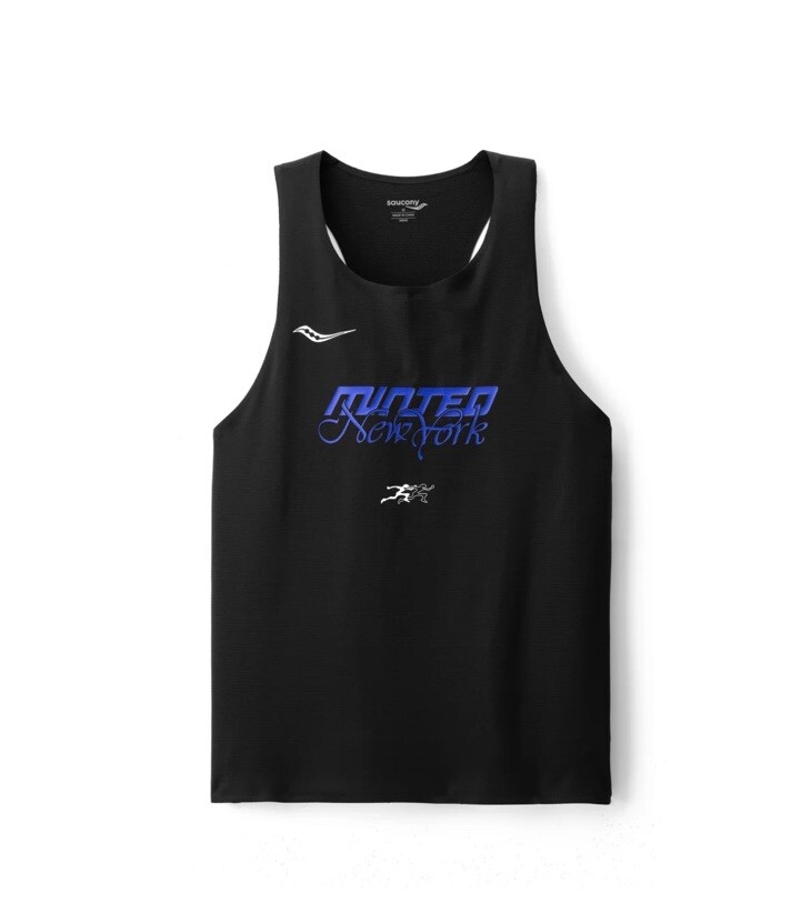 Saucony Minted New York Endorphin singlet Black Size Small New In Bag