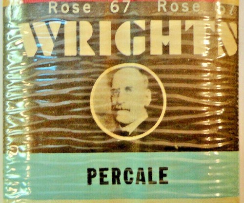 Vintage Wrights Fine Percale Double Fold BIAS FOLD TAPE 6 yards Width 5 Rose
