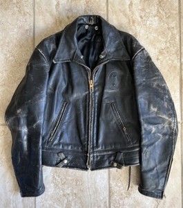 N.HOOLYWOOD Horse Leather Jacket black Horse Hide Leather Jacket