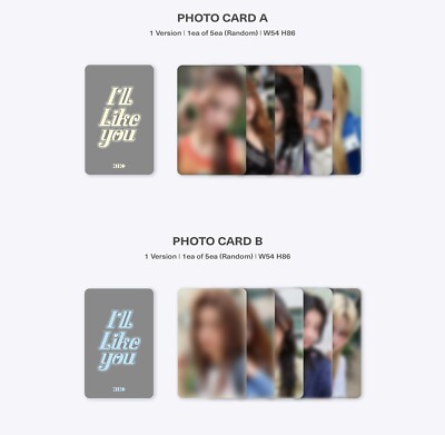 ILLIT 2nd Mini Album I'LL LIKE YOU Weverse Ver. QR Card+7ea P.Card