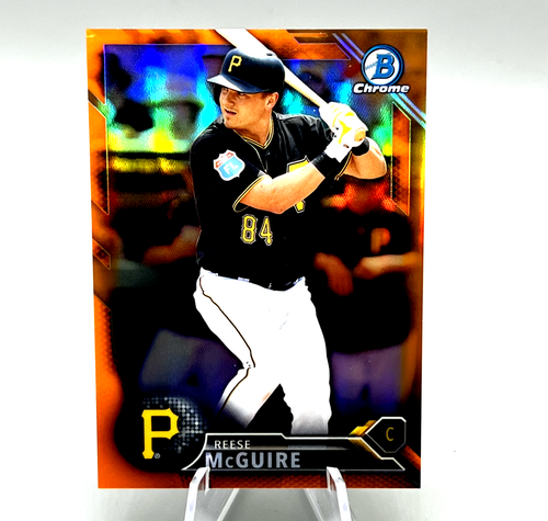 2016 Bowman Chrome Prospects /25 refractor #BCP198 Reese McGuire