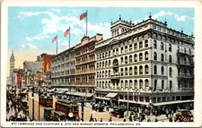 Strawbridge & Clothier's 8th & Market Streets Philadelphia Pennsylvania Postcard