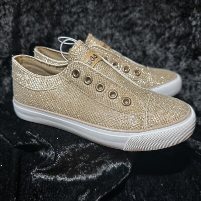Girls Gold Mudd Slip In Shoes Size 1