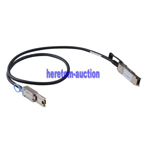 External SAS Cable QSFP SFF-8436 to Mini SAS SFF-8088 DDR Cable for NetApp 1M - Picture 5 of 12