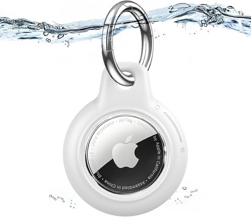 Waterproof Apple Airtag Holder, for Air Tag Case with Keychain PC Hard Shell - Picture 8 of 18