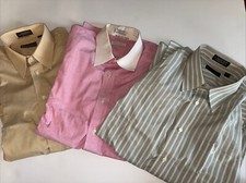 Lot of 3 Christian Dior Mens Dress Shirts One Le Chemise, Two Plus de Coton