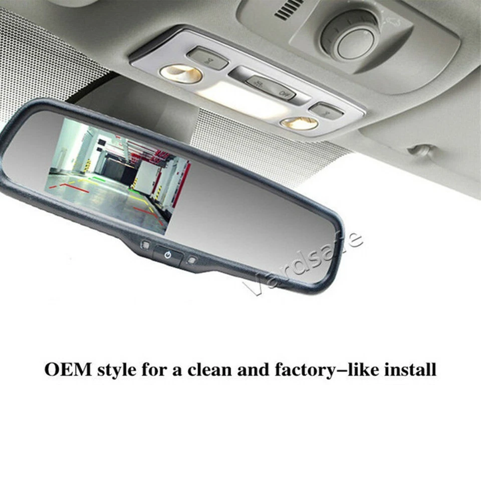 Reverse Backup Parking Camera Mirror Monitor For Volvo S80 S60 S60L XC60 XC90 - Image 3 of 4