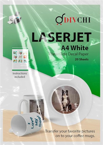 Decal Paper A4 Size Water Slide Inkjet and Laser Printer Decals Sheet - Picture 9 of 31