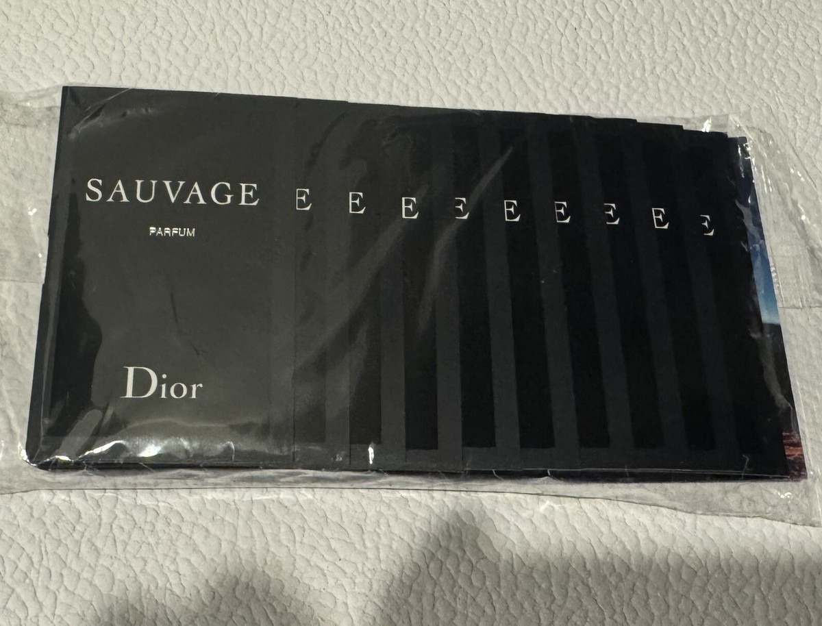 Dior Sauvage Men's Parfum VIALS Sample 10 PCS oz NEW