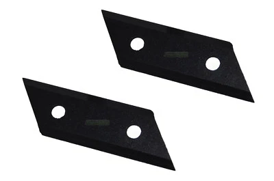2 couteaux à tirer 10,4 cm pour broyeur AL-KO 325967, 517828, 13270541, H1600...