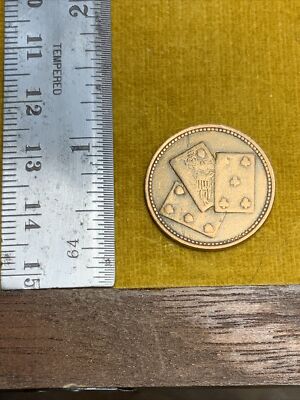 コレクション VICTORIA REGINA NO DATA COIN 1848 Keep Your Temper Victoria Regina Gambling Token #2315