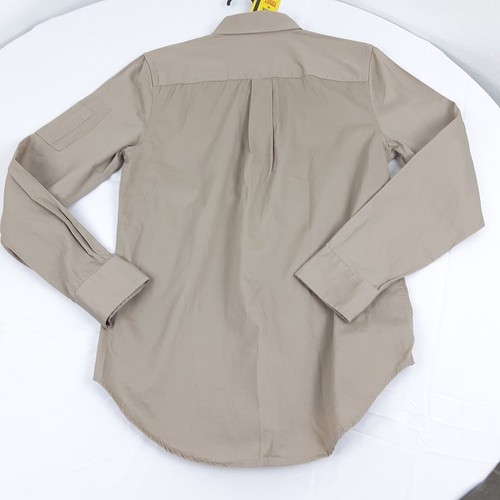 Five Four Poggy The Man Shirt Adult Small Brown James Button Down Long Sleeve - Picture 5 of 9
