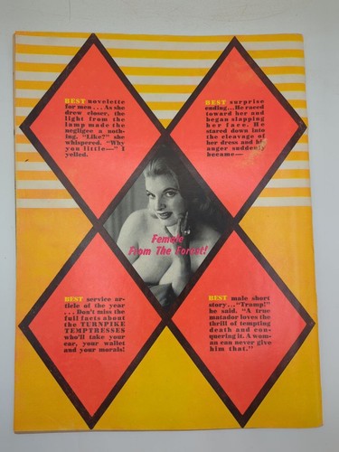 1961 Best For Men October Vol 1 #2 Best Pin Up Girls Magazine (No Cover) DM63 - Picture 3 of 3