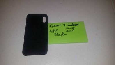 Iphone 7 Suede Apple Case Black