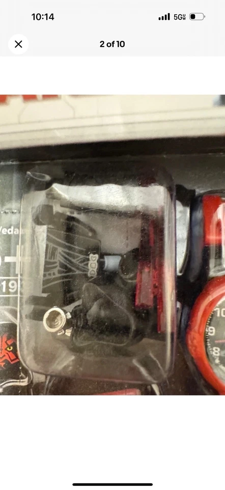 全新乐高星球大战手表 (9001932) 达斯·摩尔手表 + 迷你 + 光剑 — 第 3/4 张图片