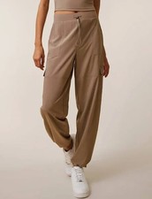 Greyson Ashe Cargo Pants Womens Size Small Clay New Nwt Golf Fashion