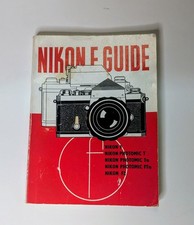 Nikon F Guide Manual Instruction Book Vintage 1974 W.D. Emanual 4th Edition