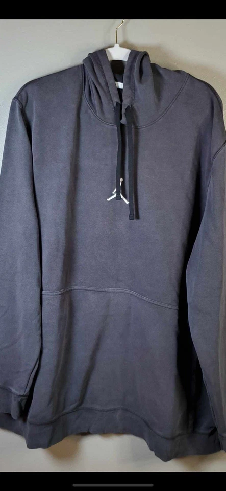 Vintage Jordan Jumpman Hoodie 3XLT Perfect Fade Black Y2K Center Logo RARE - Image 3 of 4