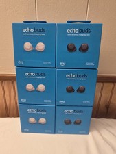 Amazon Echo Buds 2nd Gen Wireless In-Ear Headset, B W - Wireless Charging Case