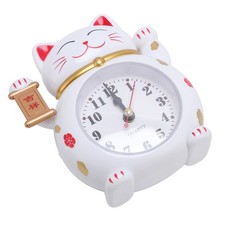 Lucky Cat Alarm Clock Student Bedside Wake-up Alarm Clock Home Gifts (remarks: G