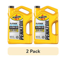 (2 pack) Pennzoil Platinum Full Synthetic 0W-20 Motor Oil, 5 Quart 37.98 per gallon