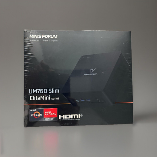 MINISFORUM UM760 Slim Mini PC, AMD Ryzen 5 7640HS Processor, 16GB RAM + 1TBSSD - Picture 1 of 11
