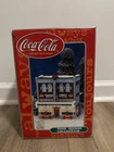 NEW Vtg Coca-Cola Town Square Collection “Broad Street Cafe” Lighted Christmas
