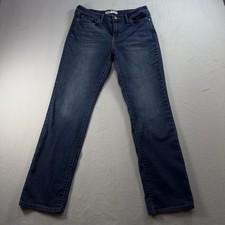 Levi Signature by Strauss Women's Jeans Mid Rise Straight Leg Size 8M Color Blue