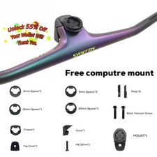 Manubrio integrato carbonio bici mtb per telaio Scott Spark -20° larghezza 740-760mm