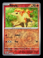 Carta Pokemon Ponyta 077/165 Reverse Holofoil Scarlatto e Viola 151 -B12