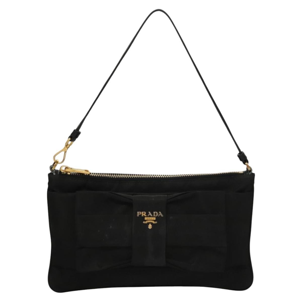 Prada Re-Nylon Black Handbag Authentic Luxury Shoulder Bag