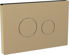 nuie MDPP03R Ceramics Accessories Round Push Button Plate for Pneumatic Dual Flu