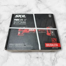 SKIL PWRCORE 12v Brushless Oscillating Multi Tool Kit W/ Battery & Charger NEW