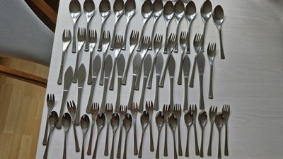 Elyosis Amc 62 Teil  Bestec Set 12   eine messer fehlt. 