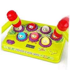  Interactive Pound a Mole Game, Toddler Toys, Light-Up Musical Pounding Toy, 