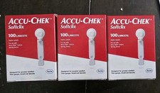 Accu-Chek Softclix Lancets 3x100ct NEW AND SEALED FREE SHIPPING 