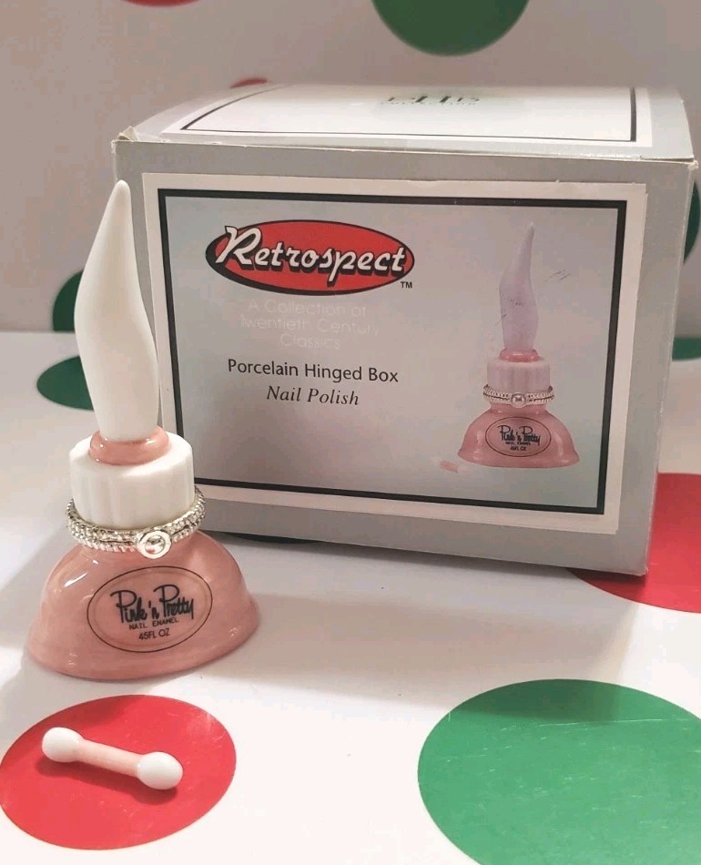 PHB Porcelain Hinged Box Nail Polish with Applicator by Midwest of Cannon Falls-image