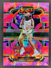 2024 Panini WNBA Select KALANI BROWN Pink Ice Prizm Concourse #10 Wings (B)