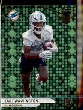 2024 Donruss Elite #148 Tahj Washington Green Disco