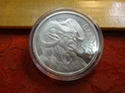 Naughty / Nice Christmas One 1 Oz .999 Silver Bullion Round - No Reserve