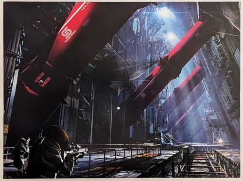 DESTINY Bungie POSTER Jesse van Dijk THE WALL art print 2014 12" X 16" - Picture 1 of 2