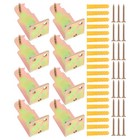 8 Sets Wandhalterung für Feuerlöscher, Haken, Feuerlöscher-Wandhalterung mit