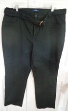 NWT - Women's - Chaps T-Sands Point - Black - Stretch Fabric Pants - Size 18W