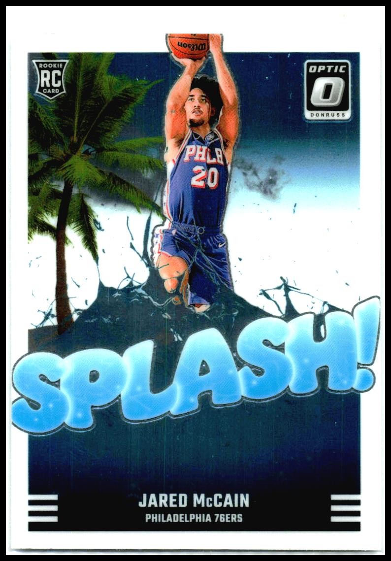 2024-25 Donruss Optic Splash! #3 Jared McCain Philadelphia 76ers