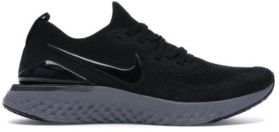 Size 12 - Nike Epic React Flyknit 2 Black Anthracite BQ8928-001